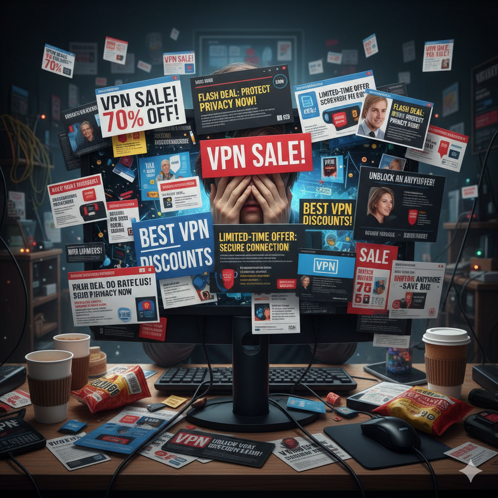 Black friday delle VPN: quando la paranoia digitale va in saldo del 99%